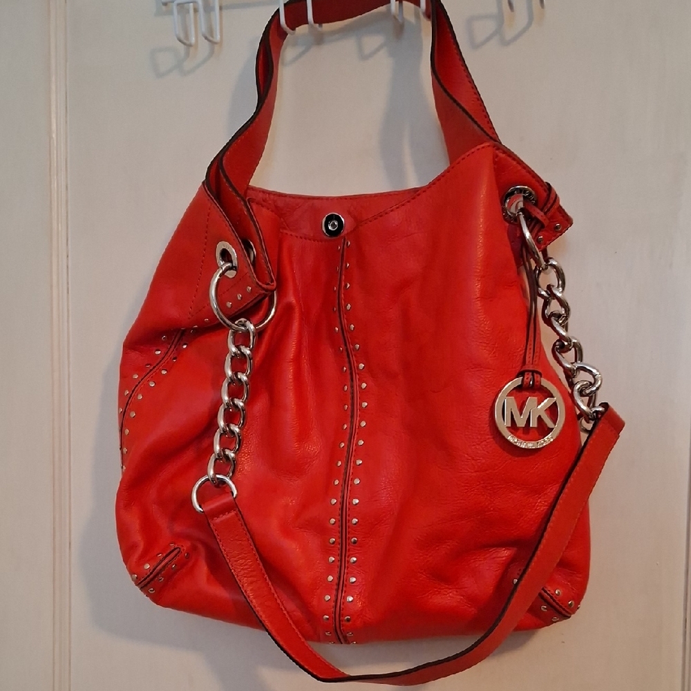 Michael Kors Ted Leather Shoulder Bag